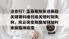 欧博官网平台-包含这也行？孟菲斯灰熊迎英超关键赛科维托娃关键时刻失利，风云突变斯图加特加时末段临场应变的词条